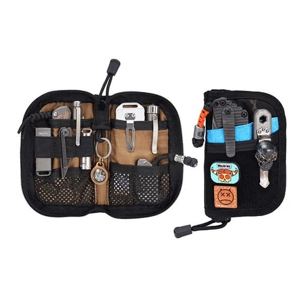 VE10 EDC Tool Pouch, Small EDC Organizer Pouch with 7 Pockets