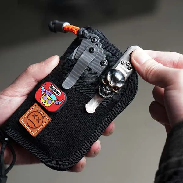 VE10 EDC Tool Pouch, Small EDC Organizer Pouch with 7 Pockets