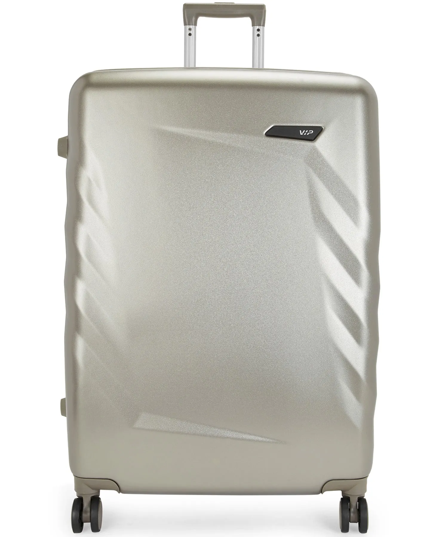 VIP Scott 55cm, 8 Wheel Hard Top Cabin Trolley, Silver, SCOTT55SIL