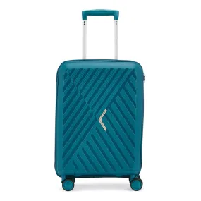 VIP X-Lite 4 Wheel Hard Cabin Luggage Trolley 27x43.5x65cm Medium Blue