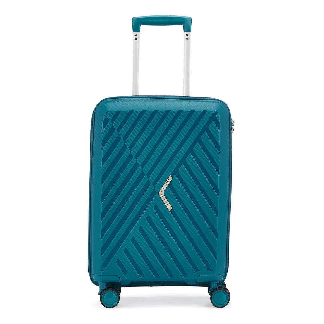 VIP X-Lite 4 Wheel Hard Cabin Luggage Trolley 27x43.5x65cm Medium Blue